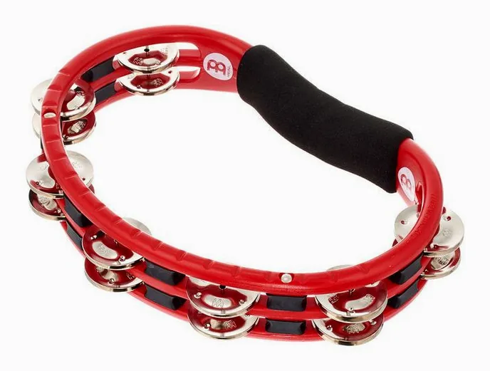 Meinl TMT1R Tambourin Red, vue de face