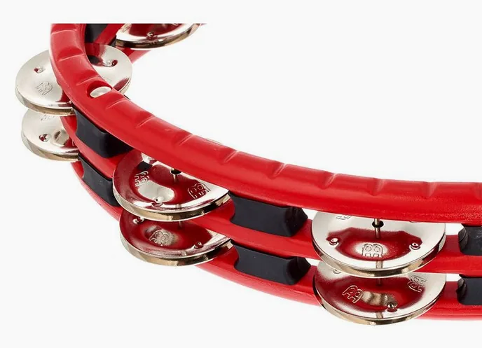Meinl TMT1R Tambourin Red, vue de près, photo 3