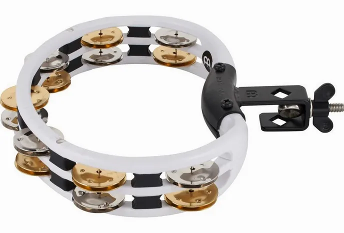 Meinl TMT2M-WH Recording Tambourine, vue de trois quarts, photo 4