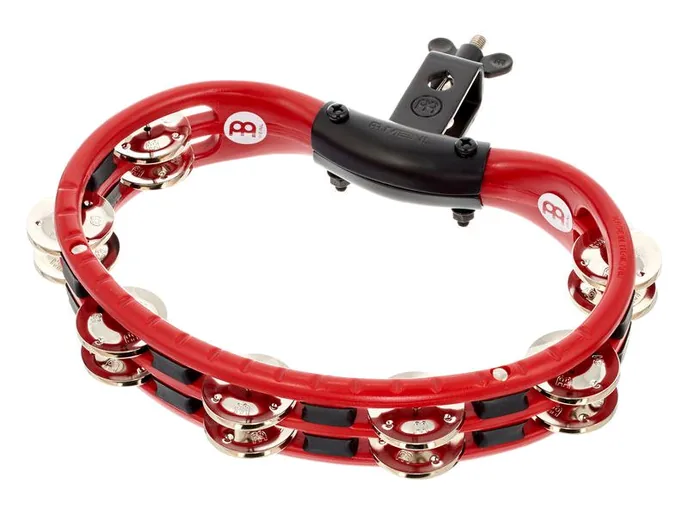 Meinl TMT2R Drummer Tambourine, vue de près, de face