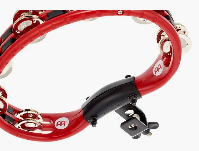 Meinl TMT2R Drummer Tambourine, sur fond neutre, photo 4