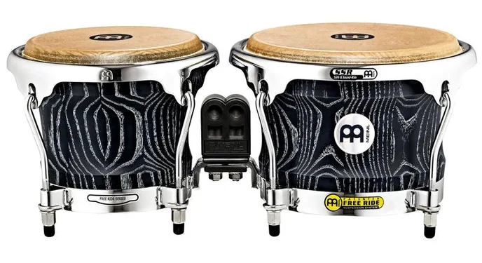 Meinl WB400VBK-M Woodcraft Bongos, sur fond neutre