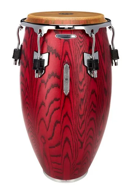 Meinl Woodcraft 11,75" Conga Red, sur fond neutre, photo 4