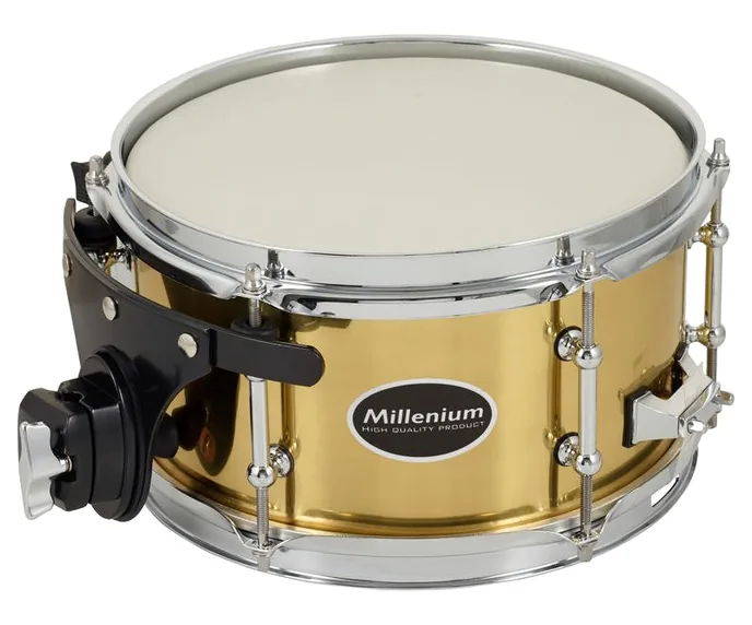 Millenium 10"x5,5" Brass Side Snare, sur fond neutre