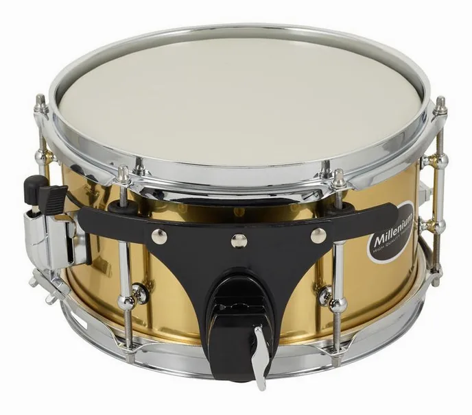 Millenium 10"x5,5" Brass Side Snare, vue de profil, photo 4