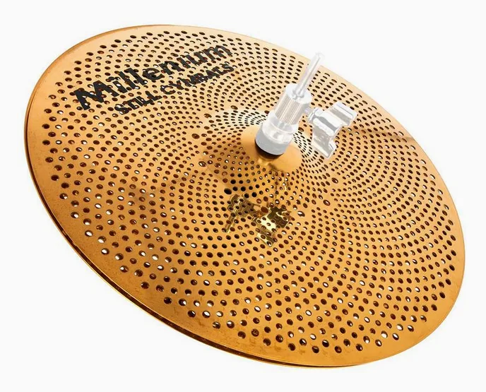 Millenium 13" Still Series Hi-Hat reg., de face sur fond neutre
