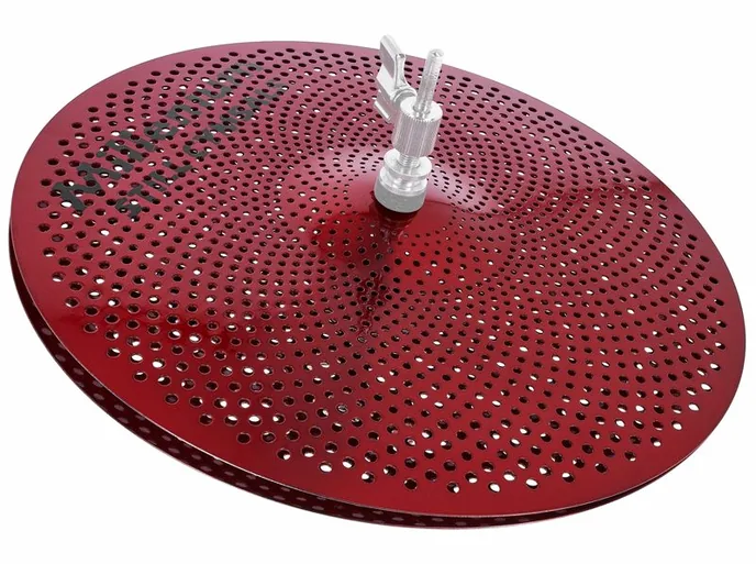 Millenium 14" Still Series Hi-Hat Red, vue de près, de face
