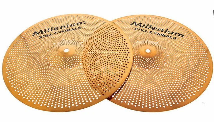 Millenium 14" Still Series Hi-Hat reg., vue de trois quarts, photo 2