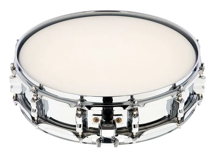 Millenium 14"x3,5" Piccolo Steel Snare, sur fond neutre, photo 3