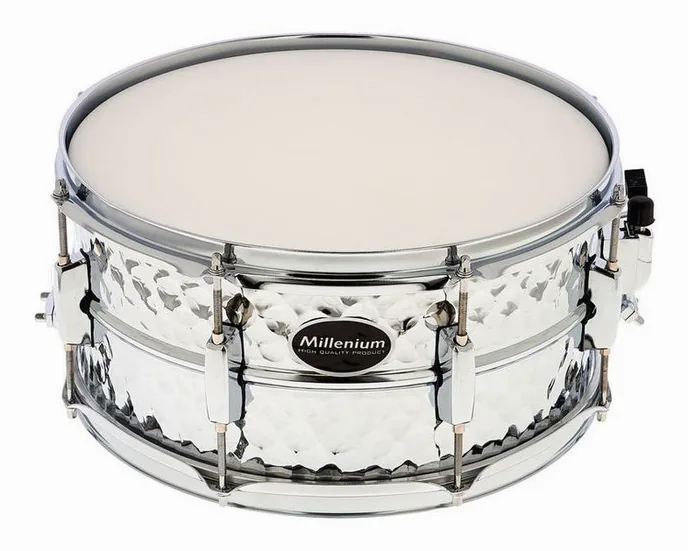 Millenium 14"x6,5" Hammer Steel Snare, vue de face