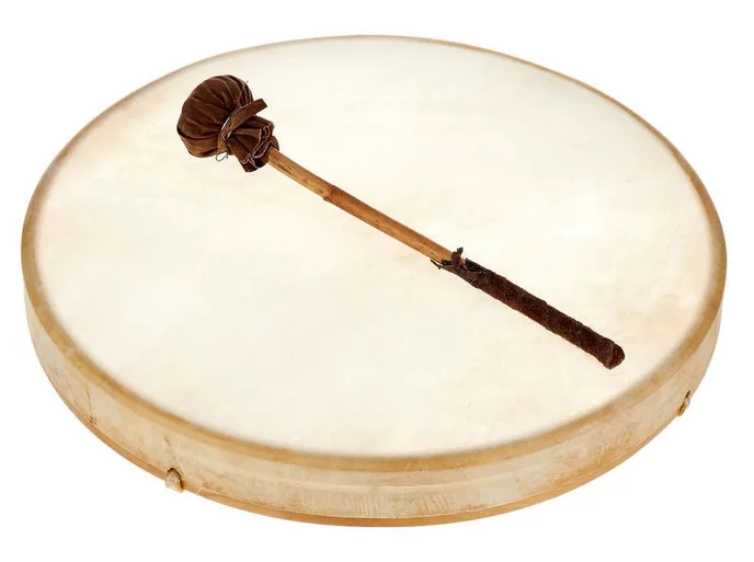 Thomann 18" Frame Drum Tuneable, de face sur fond neutre