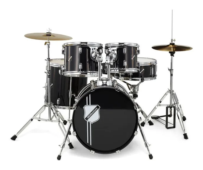 Millenium Focus 18 Drum Set Black, vue de dessus, photo 2