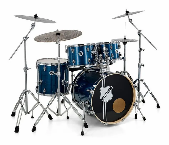 Millenium Hybrid Practice Drum Set BL, vue de dessus, photo 3