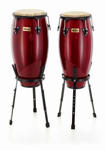 Millenium MC890WR Conga Set with Gigbags, vue de face, photo 3