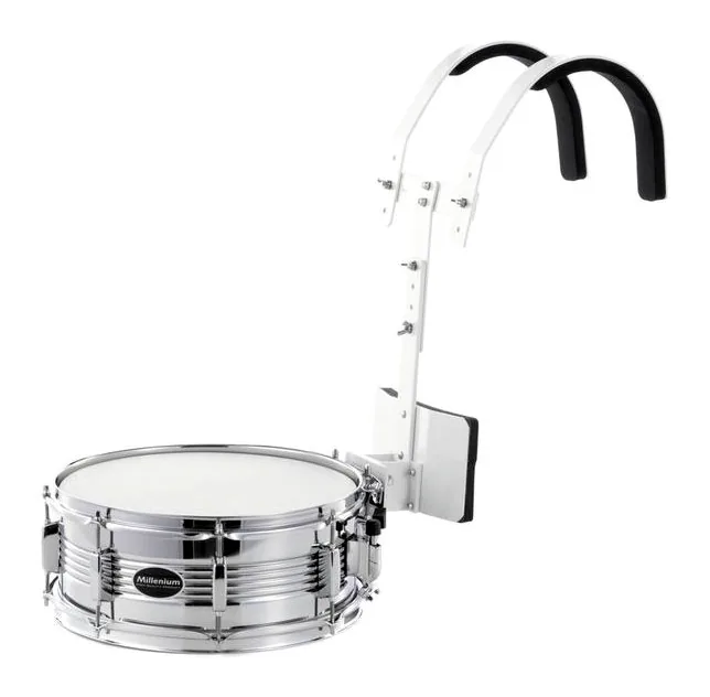 Millenium MD124C Marching Snare Set, vue de près, de face