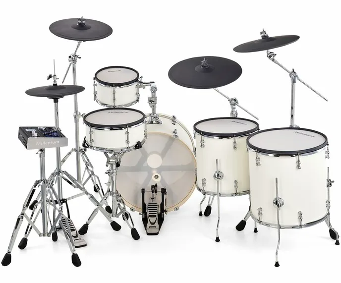 Millenium MPS-1000 D2 E-Drum Set PW, vue de profil, photo 4