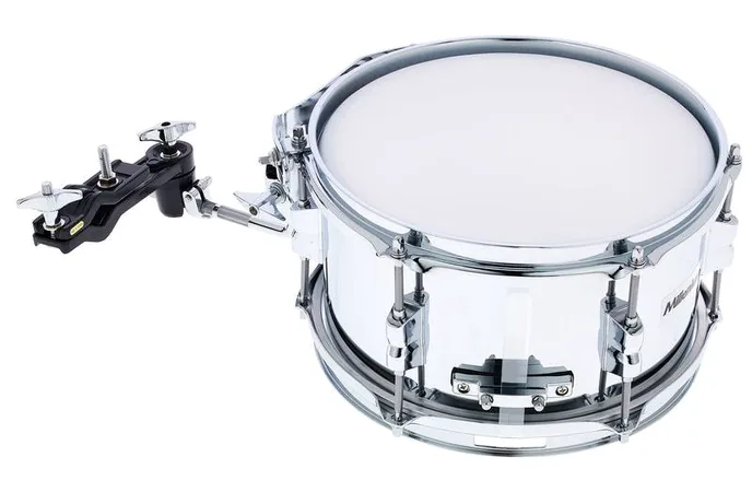 Millenium SD105 10"x05" Steel Side Snare, de face sur fond neutre