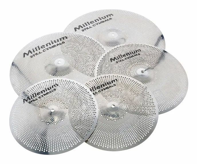 Millenium Still Series Cymbal Set, vue de près, de face