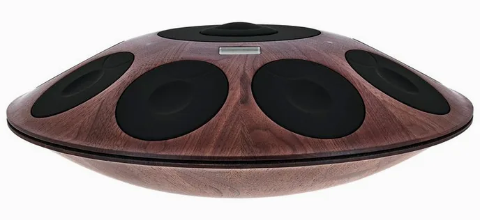 Neotone Mutant Digital Handpan Walnut, vue de face, photo 2