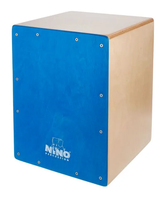 Nino Nino 950B Cajon Blue, vue de près, de face