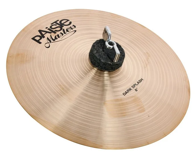 Paiste 08" Masters Dark Splash, sur fond neutre