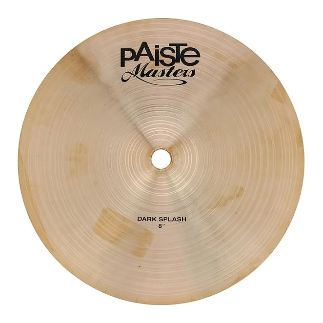 Paiste 08" Masters Dark Splash, vue de profil, photo 3