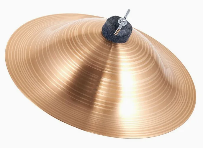 Paiste 10" 2002 Mega Bell, de face sur fond neutre