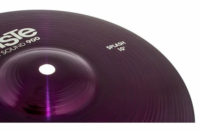 Paiste 10" 900 Color Sound Splash PRP, vue de trois quarts, photo 4