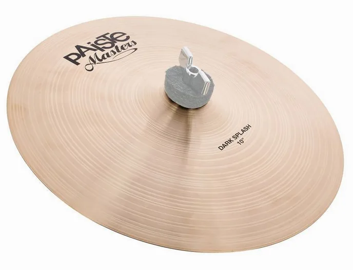 Paiste 10" Masters Dark Splash, vue de face