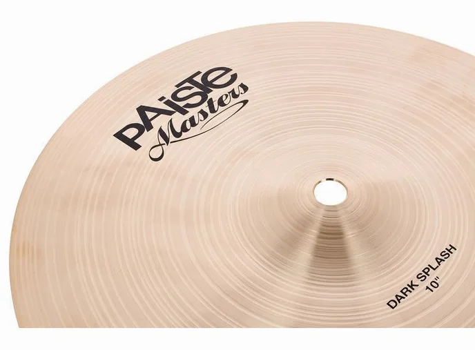 Paiste 10" Masters Dark Splash, sur fond neutre, photo 3