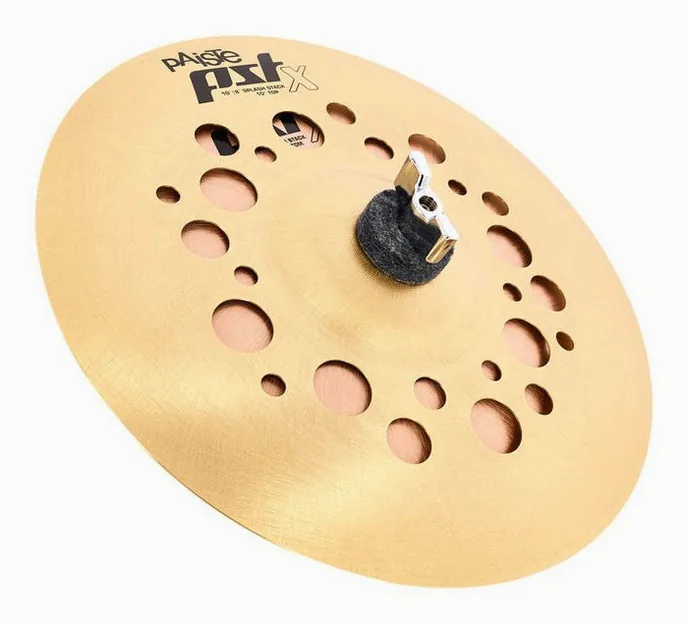 Paiste 10" PSTX Splash Stack 10/08, de face sur fond neutre