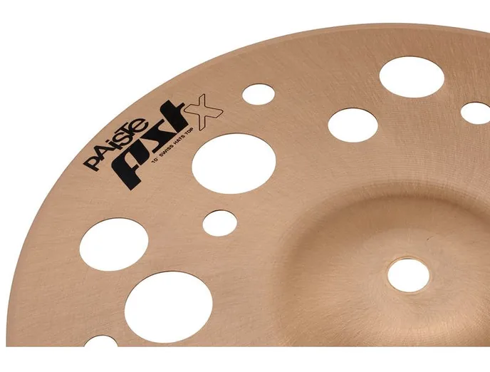 Paiste 10" PSTX Swiss Hats, vue de près, photo 3