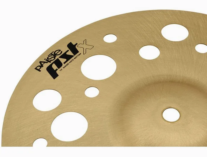 Paiste 10" PSTX Swiss Hats, vue de face, photo 4