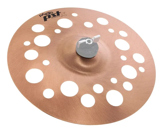 Paiste 10" PSTX Swiss Splash, de face sur fond neutre