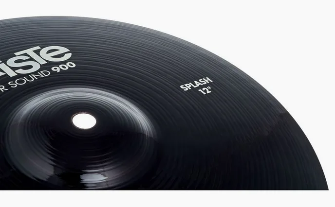 Paiste 12" 900 Color Sound Splash BK, vue de dessus, photo 4