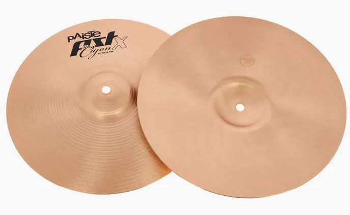 Paiste 12" PSTX Cajon Hats, vue de profil, photo 3