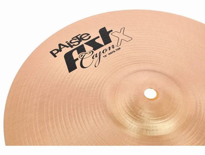 Paiste 12" PSTX Cajon Hats, sur fond neutre, photo 4