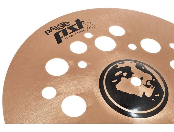 Paiste 12" PSTX DJs 45 Crash, vue de face, photo 3