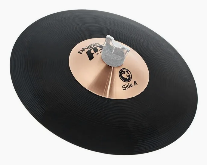 Paiste 12" PSTX DJs 45 Ride, vue de près, de face