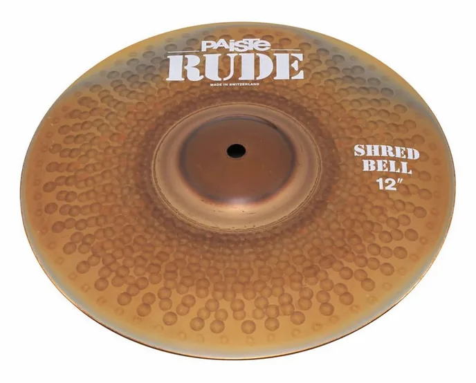 Paiste 12" Rude Shred Bell, sur fond neutre