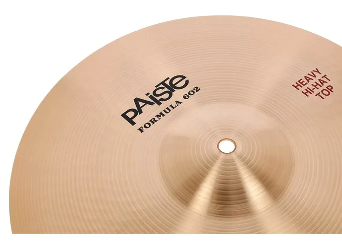 Paiste 14" 602 Heavy Hi Hat, vue de dessus, photo 4