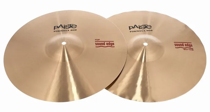 Paiste 14" 602 Sound Edge Hi Hat, vue de trois quarts, photo 2