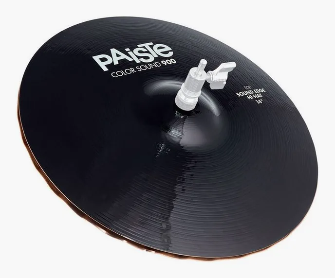 Paiste 14" 900 Color SE Hi-Hat BK, de face sur fond neutre