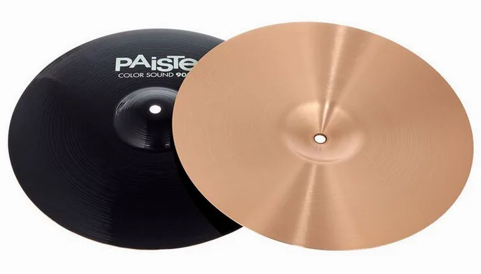 Paiste 14" 900 Color Sound Hi-Hat BK, vue de profil, photo 3