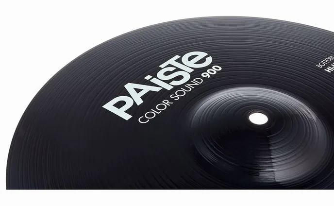 Paiste 14" 900 Color Sound Hi-Hat BK, vue de près, photo 4