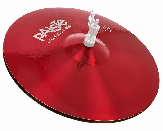 Paiste 14" 900 Color Sound Hi-Hat RD, vue de près, de face