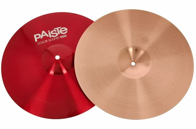 Paiste 14" 900 Color Sound Hi-Hat RD, vue de profil, photo 3