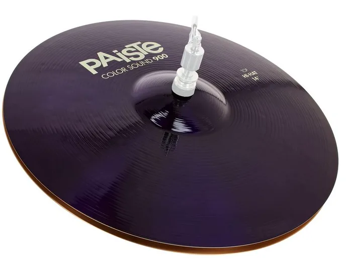 Paiste 14" 900 Colour Sound HH PRP, de face sur fond neutre