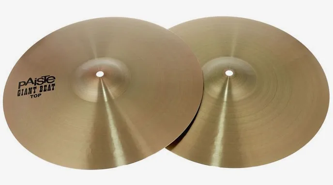 Paiste 14" Giant Beat Hi-Hat, vue de dessus, photo 2