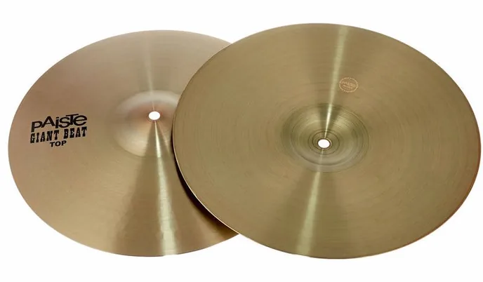 Paiste 14" Giant Beat Hi-Hat, vue de face, photo 3